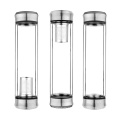 Best selling Double Wall Borosilicate Glass Drink Bottle with Infuser Bottles Glass Water